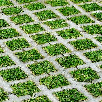 紙漿成型製品-植草磚